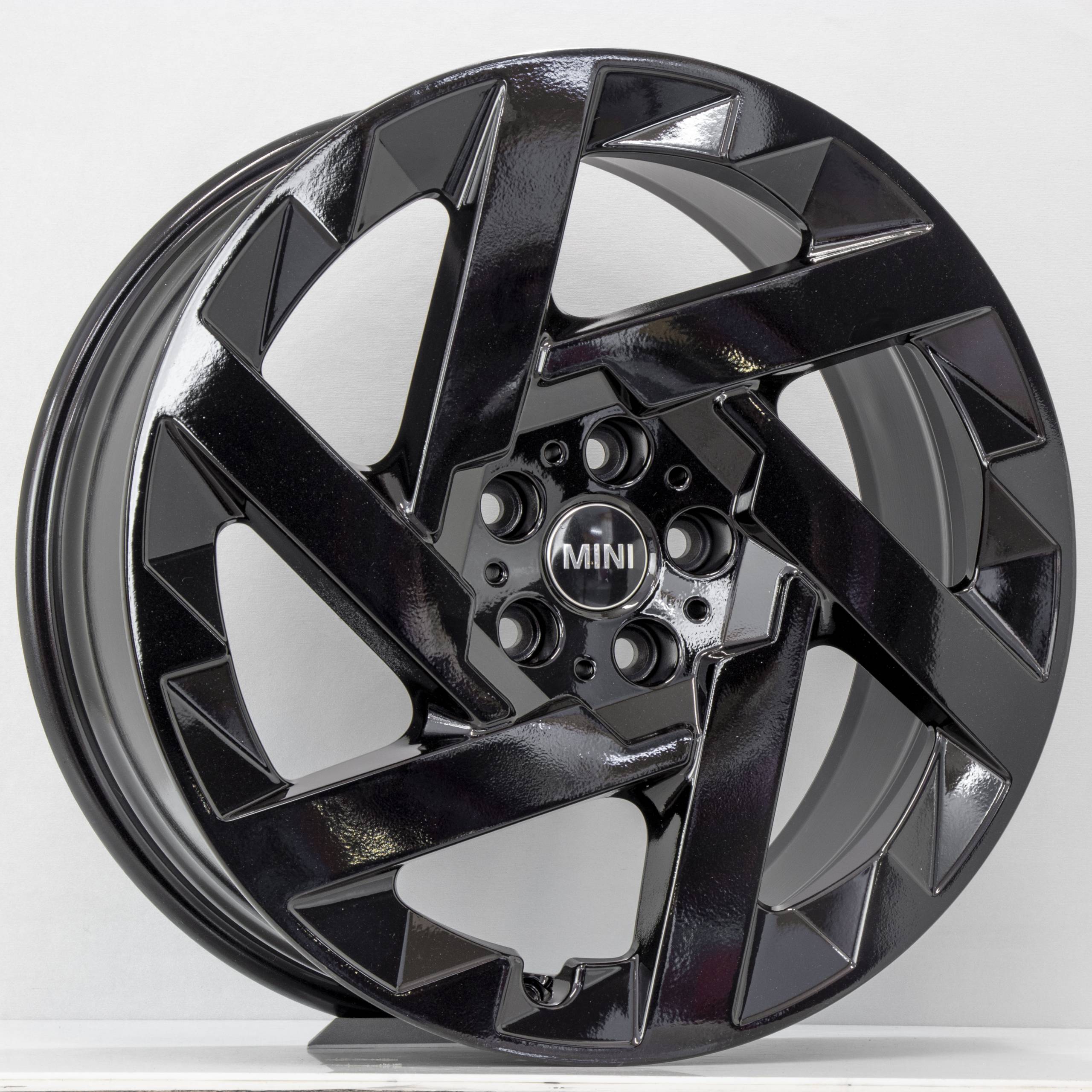 Cerchi in lega ORIGINALI MINI COUNTRYMAN U25 USATO PERSONALIZZATO IN COLORAZIONE NERO LUCIDO CODICE ORIGINALE 5A269E5