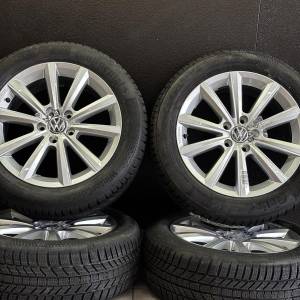 cerchi in lega originali VW T-Roc 17 2GA601025M pneumatici Continental