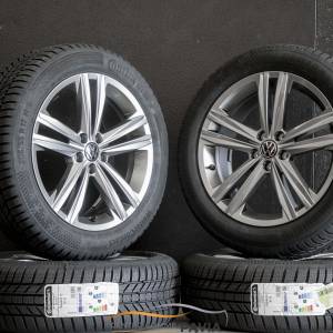 cerchi in lega originali VW T-Cross 17 2GM601025G pneumatici Continental